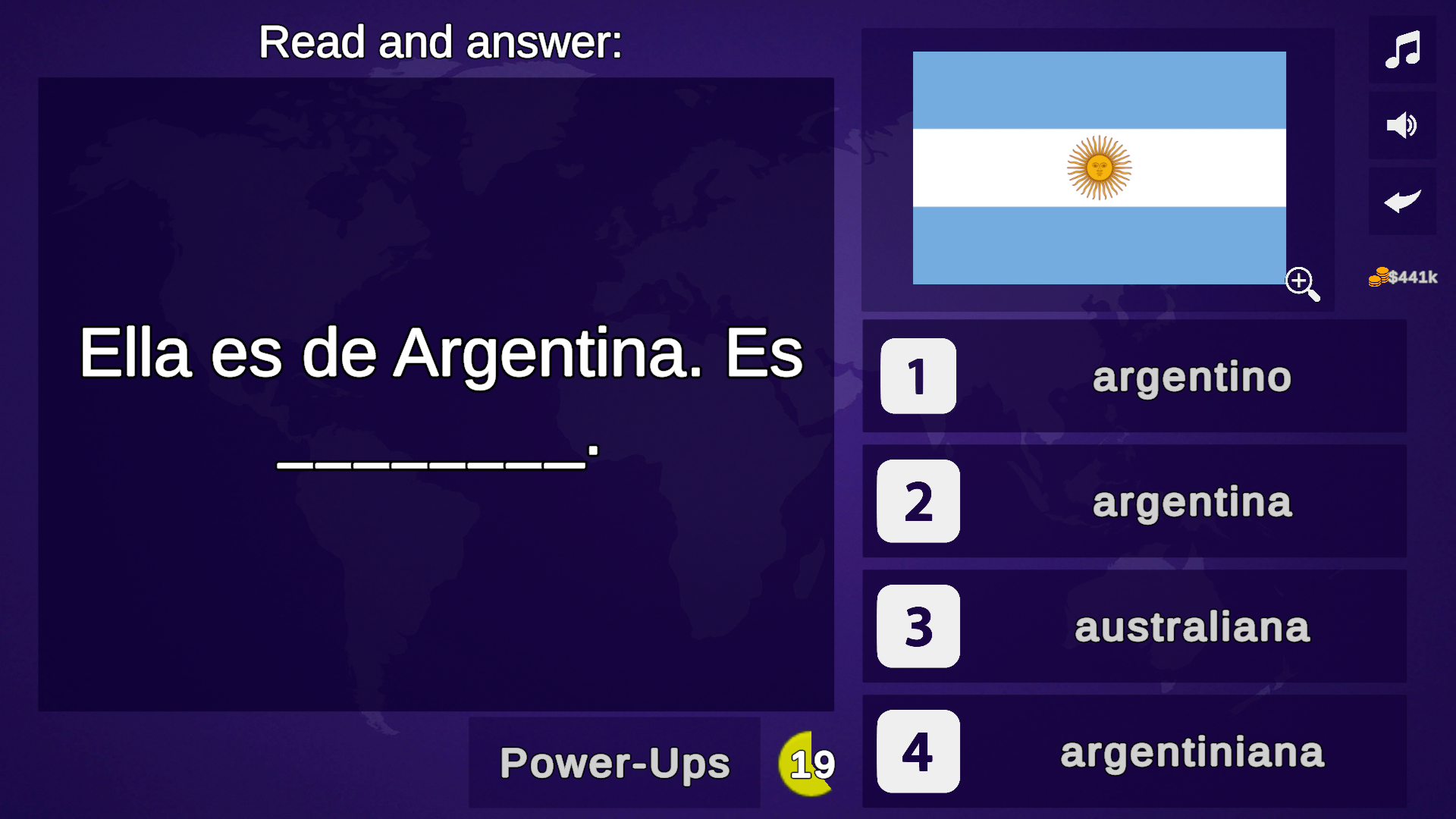 Milliopoly: Language Quiz and Learning