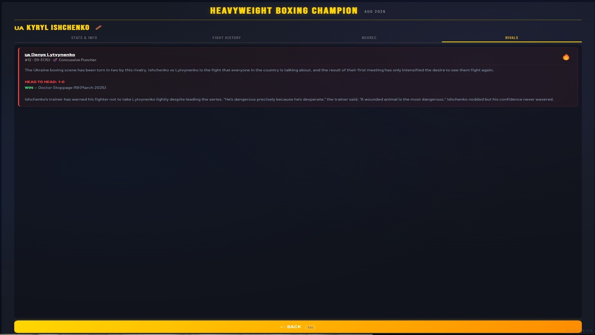 Sim: Heavyweight Boxing Champion