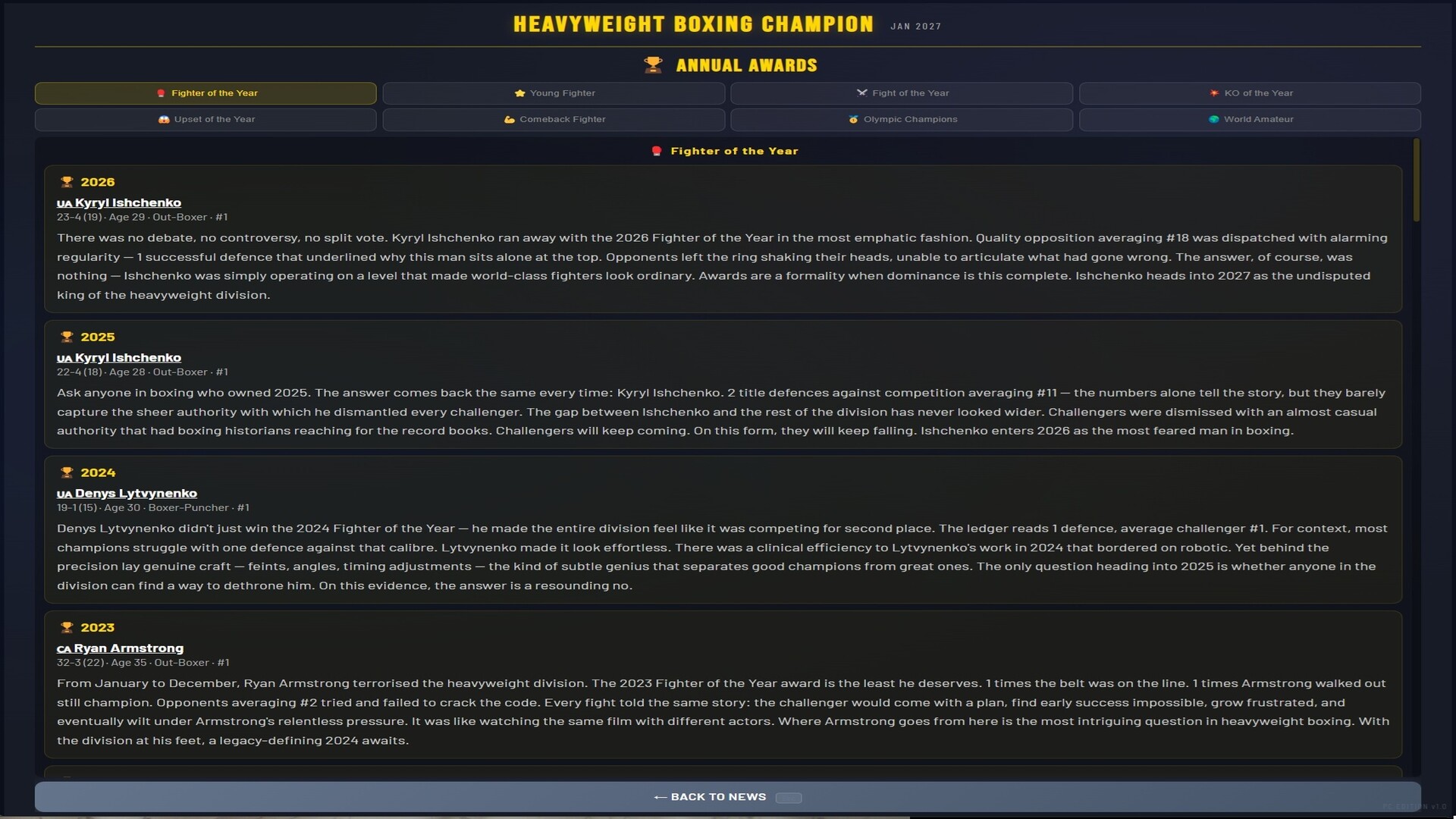 Sim: Heavyweight Boxing Champion