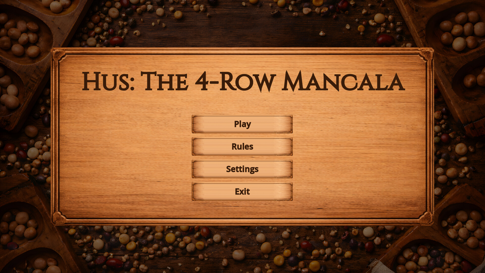 Hus: The 4-Row Mancala