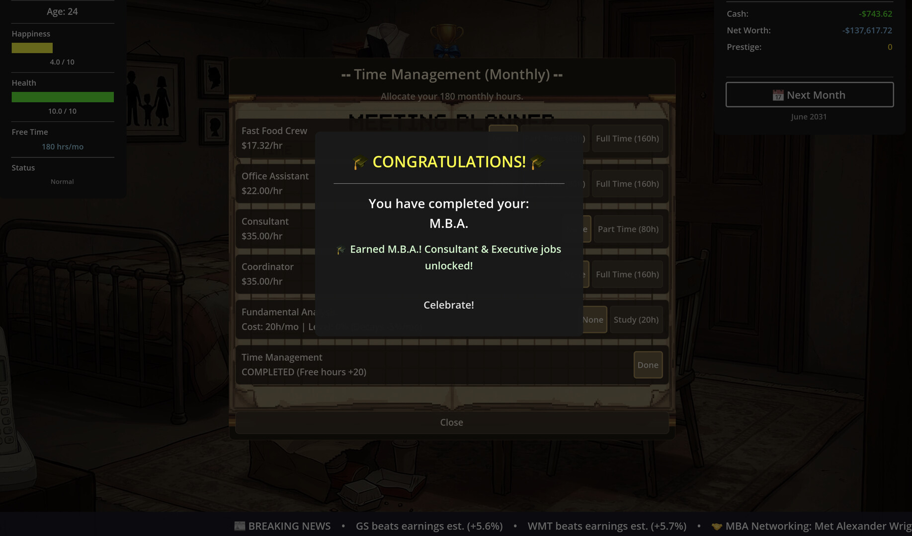 Self Made: Investment Life Sim