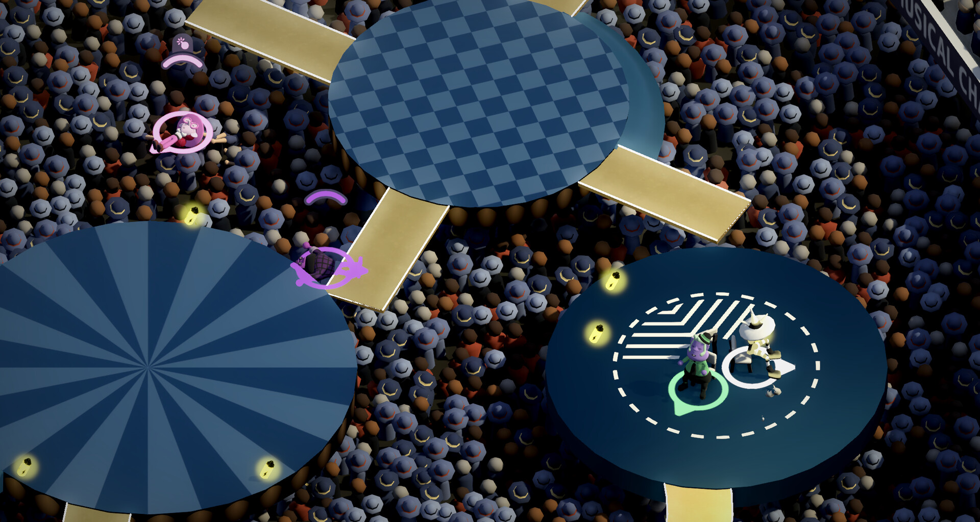 Heroic Musical Chairs