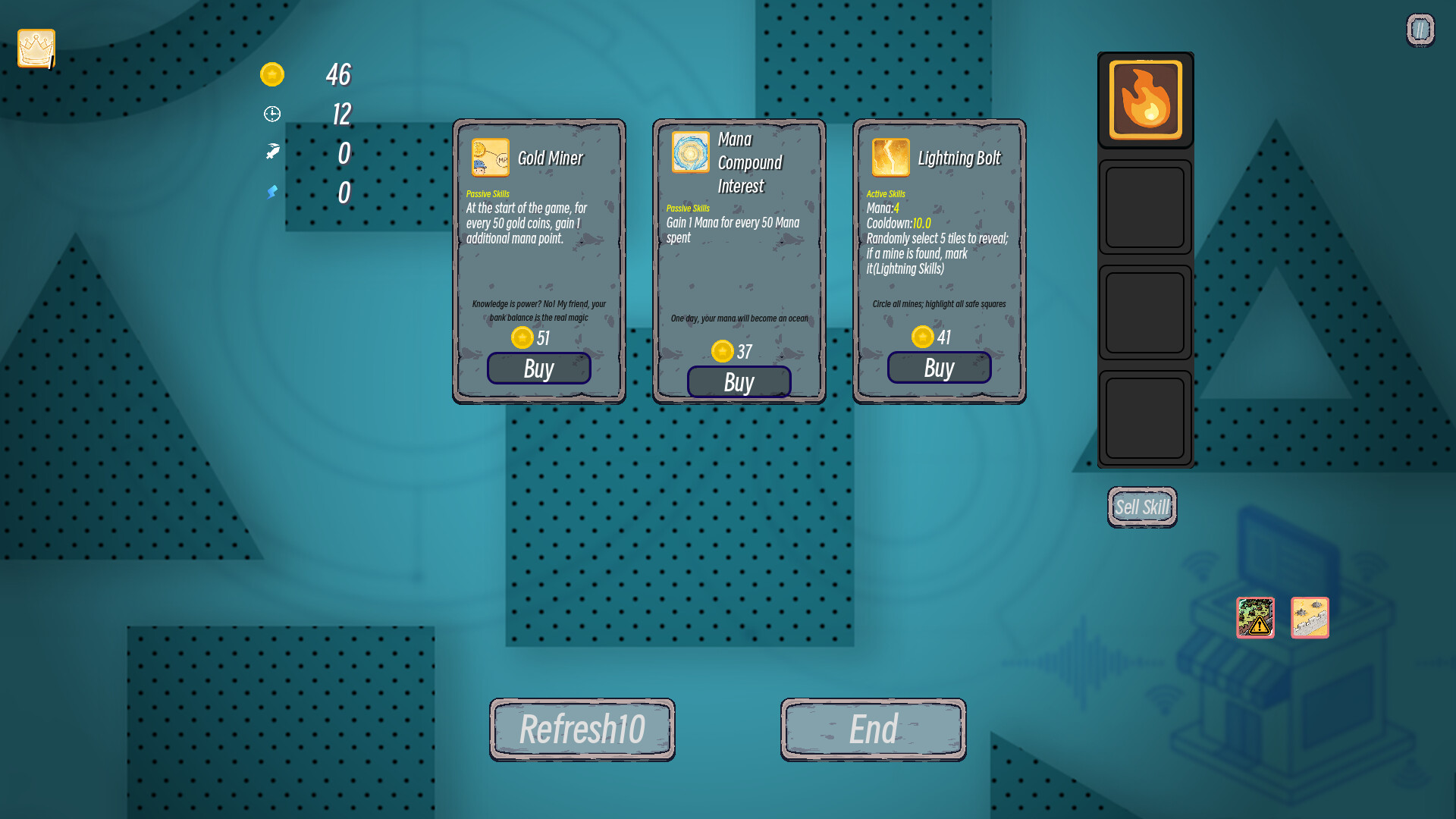 Fast Mine Sweeping: Skill Awakening