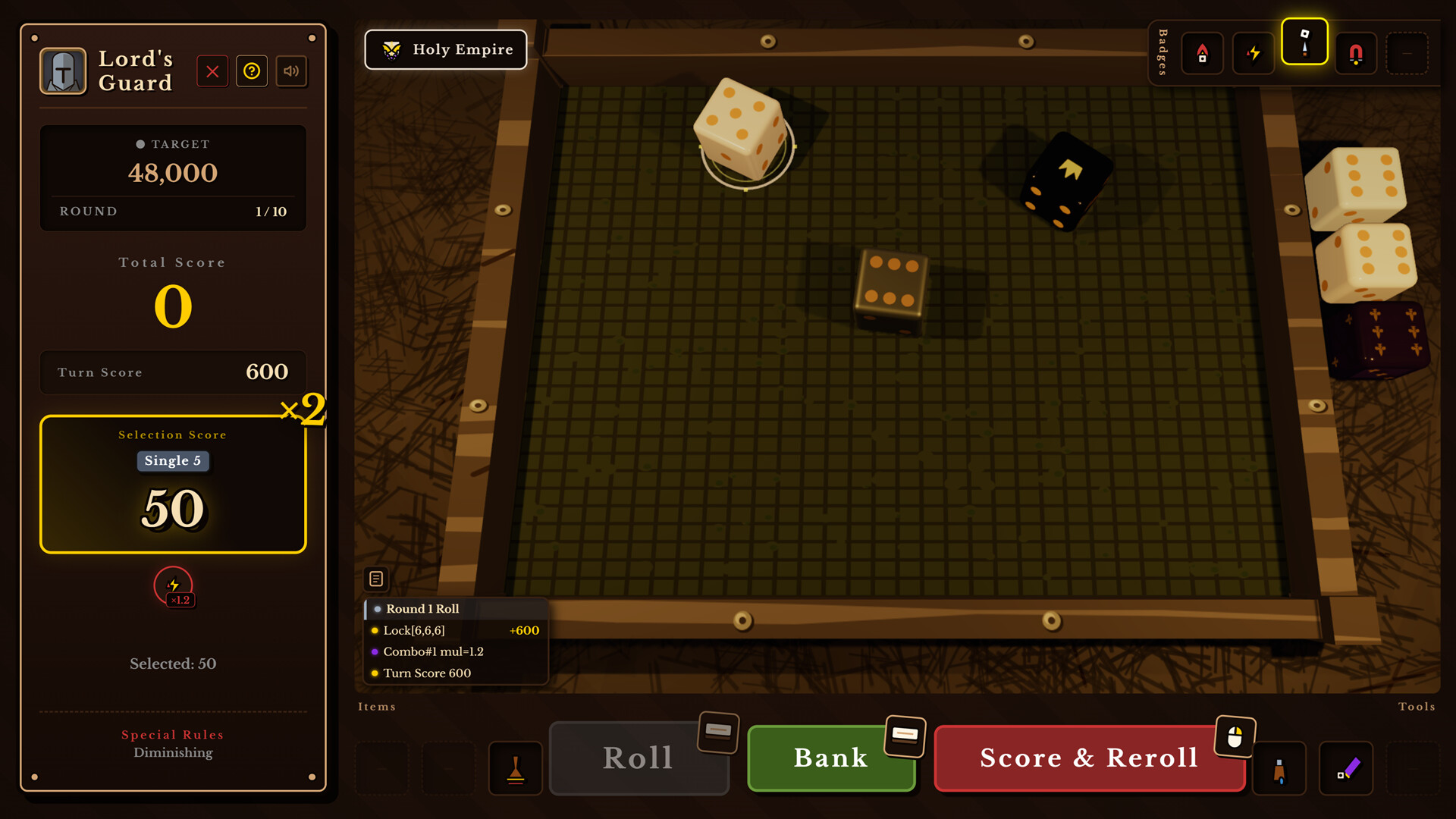 Dice Tavern: Farkle Roguelike