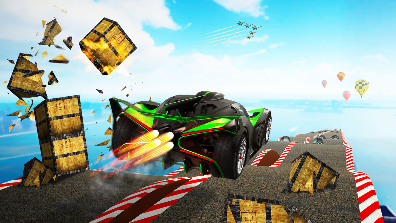 Hyper Cars Ramp Crash