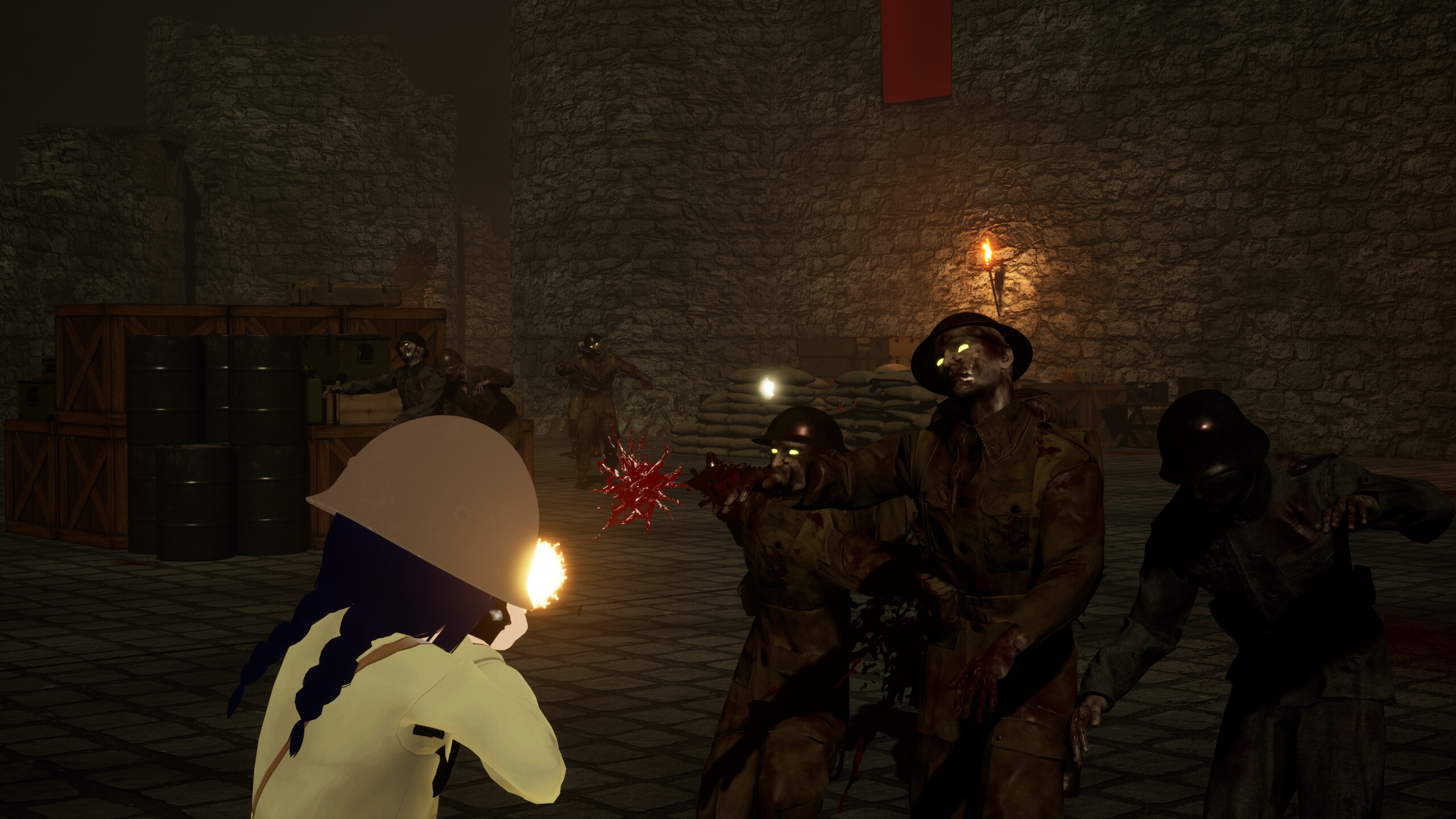 Totenkampf: Anime Waifus vs WW2 Zombies