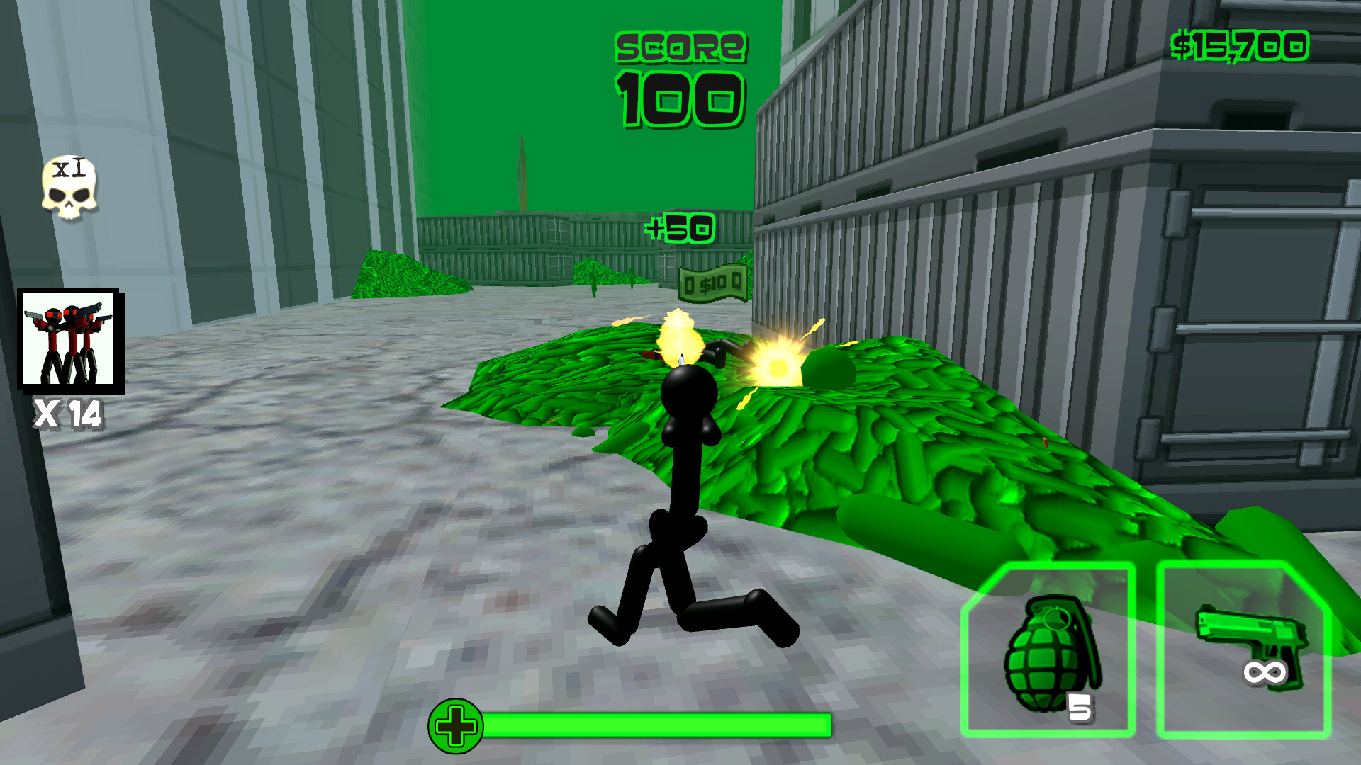 Stickman Zombie Shooting 3D