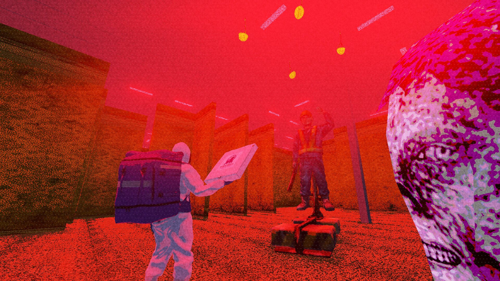 Liminal Sick Pizza Blue