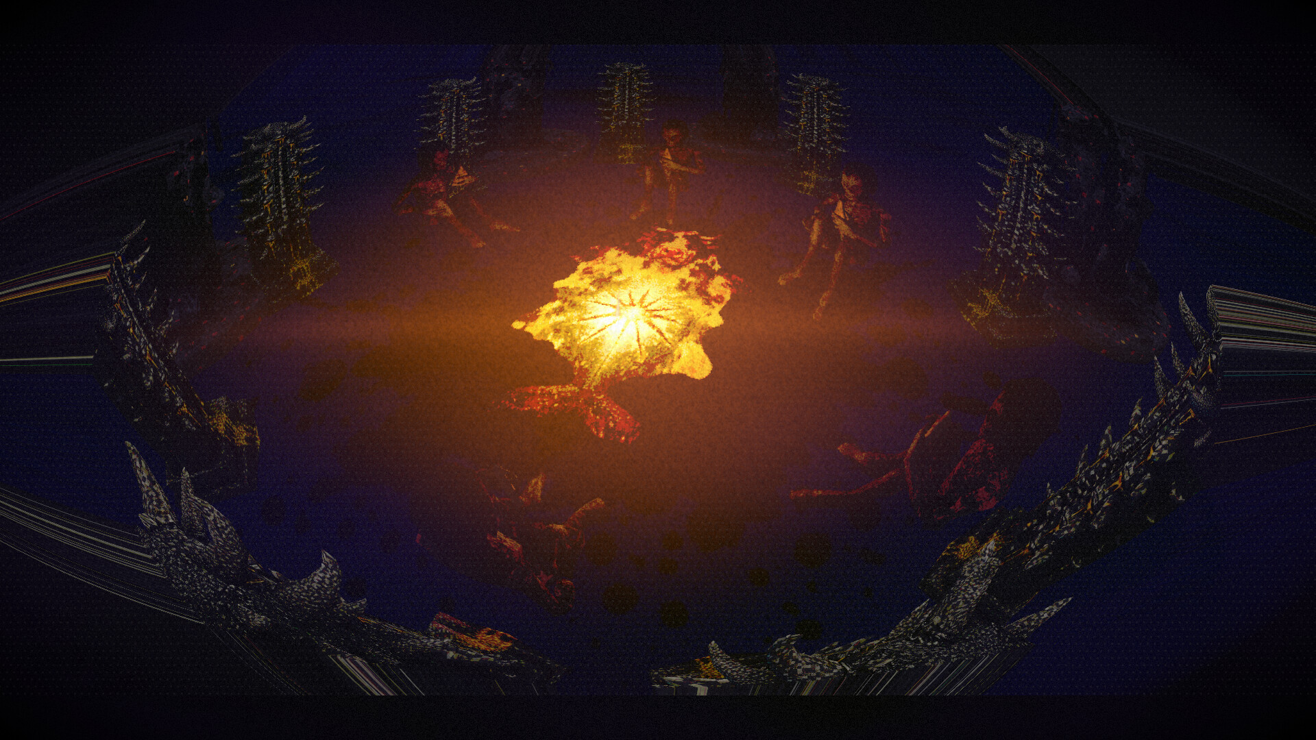 Liminal Sick Pizza Blue