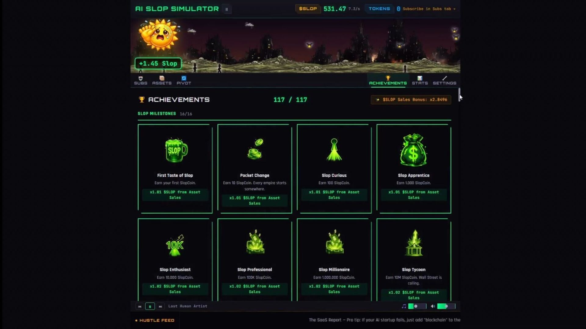 AI Slop Simulator
