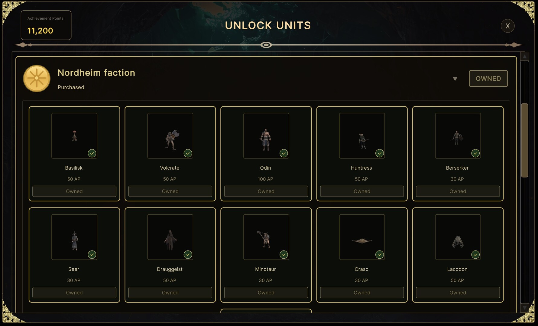 Age of Gods: Nordheim Faction