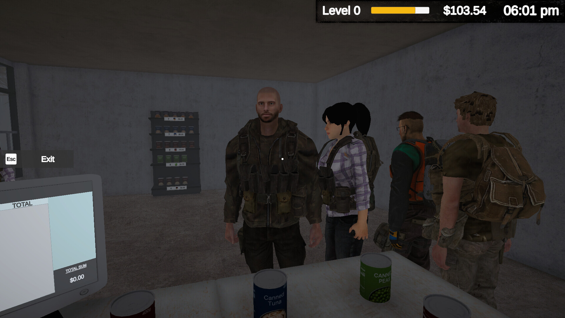 Quarantine Market Simulator