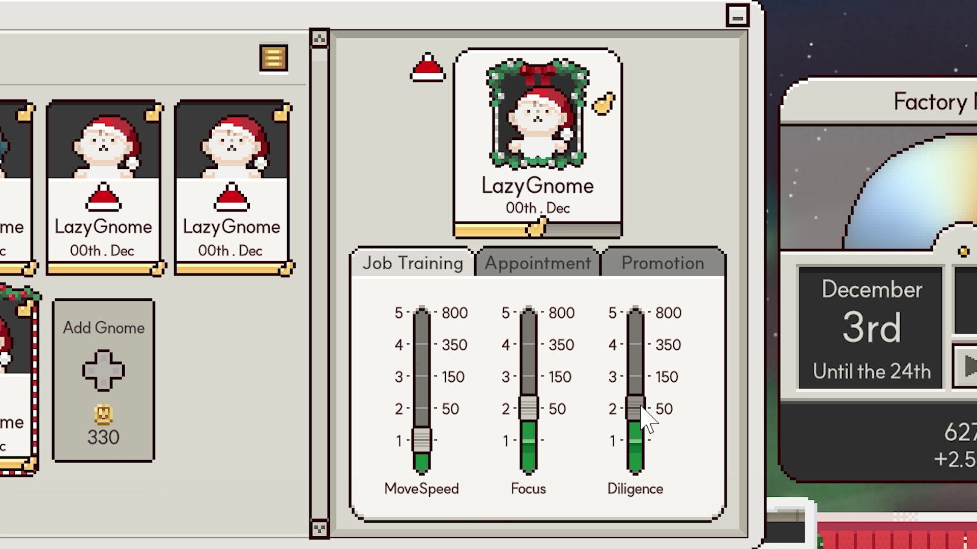 Get to Work, Gnomes! Christmas Factory
