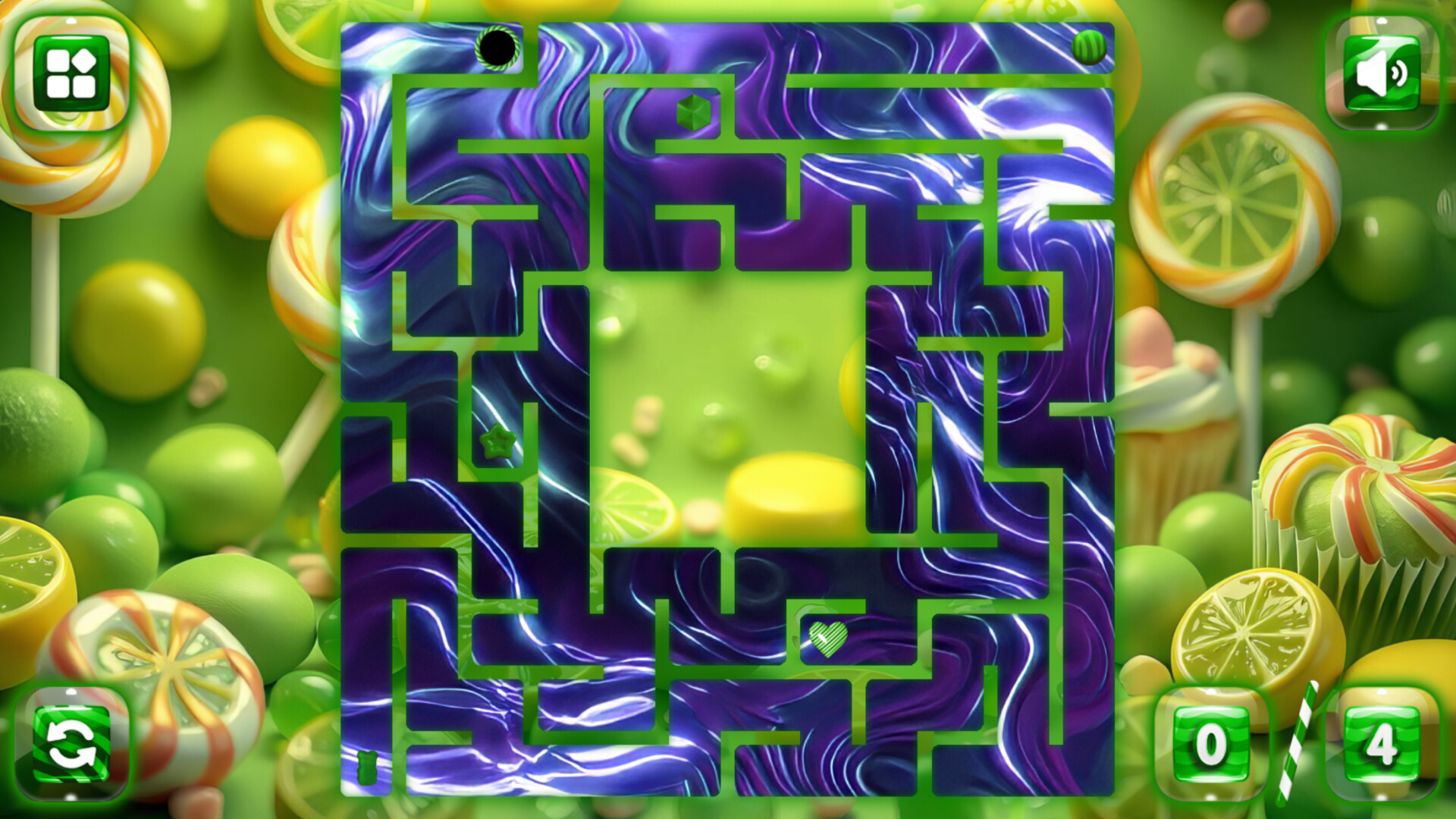 Sweetie Candy Maze: Lime