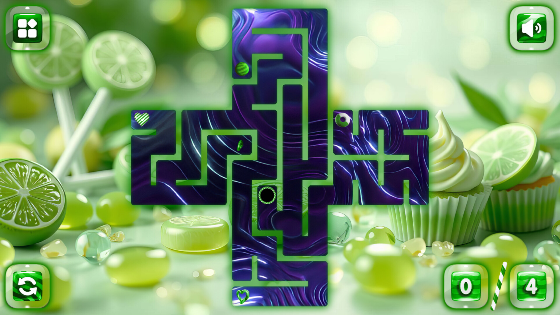 Sweetie Candy Maze: Lime