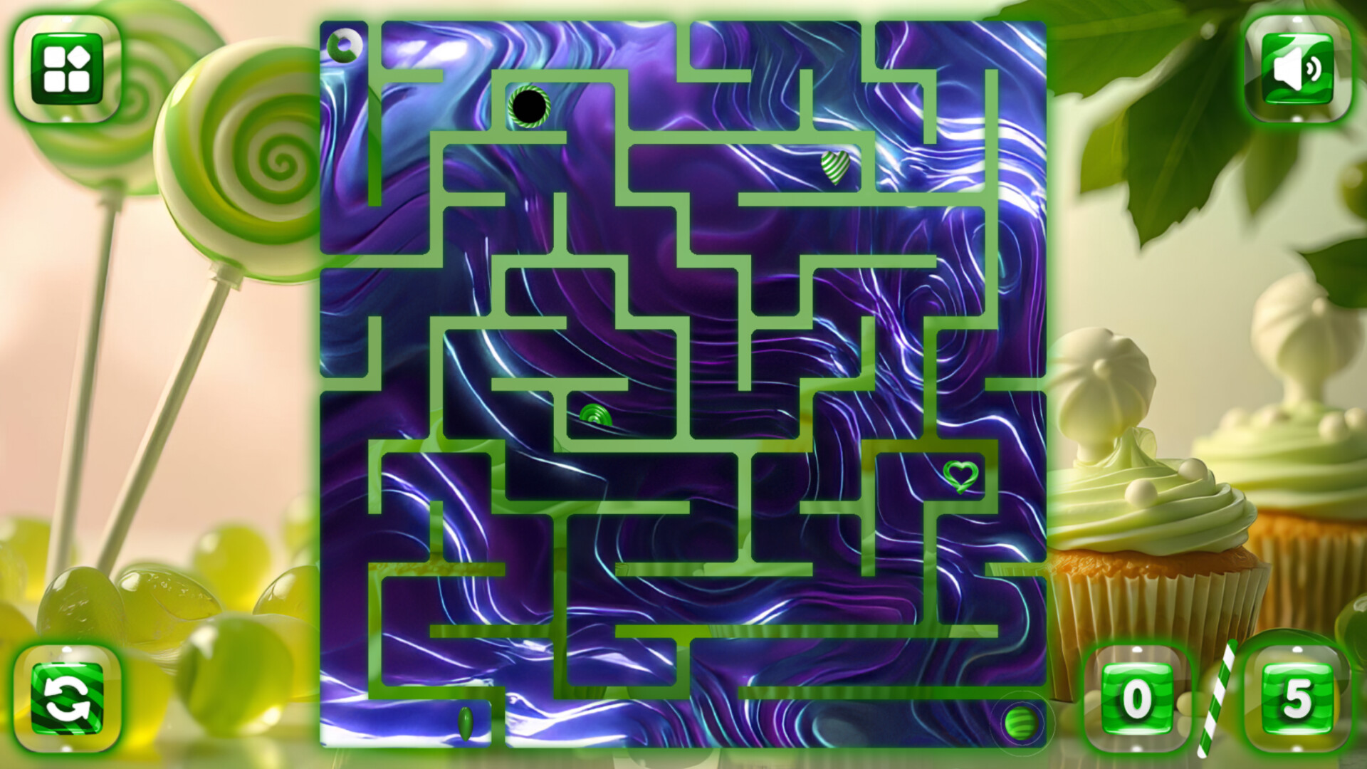 Sweetie Candy Maze: Lime