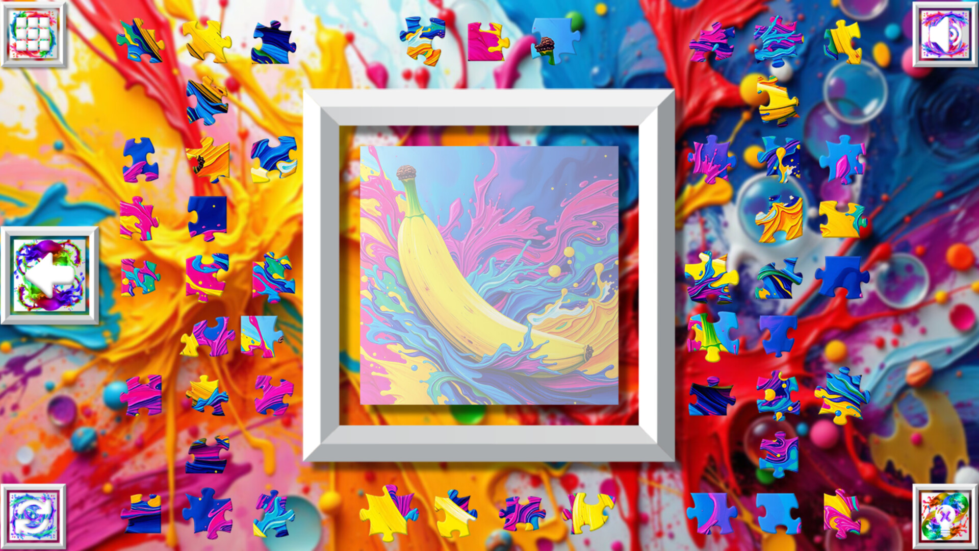 Color Splash: Fruits