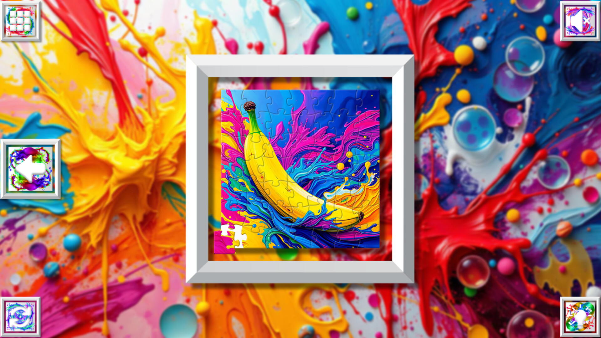 Color Splash: Fruits