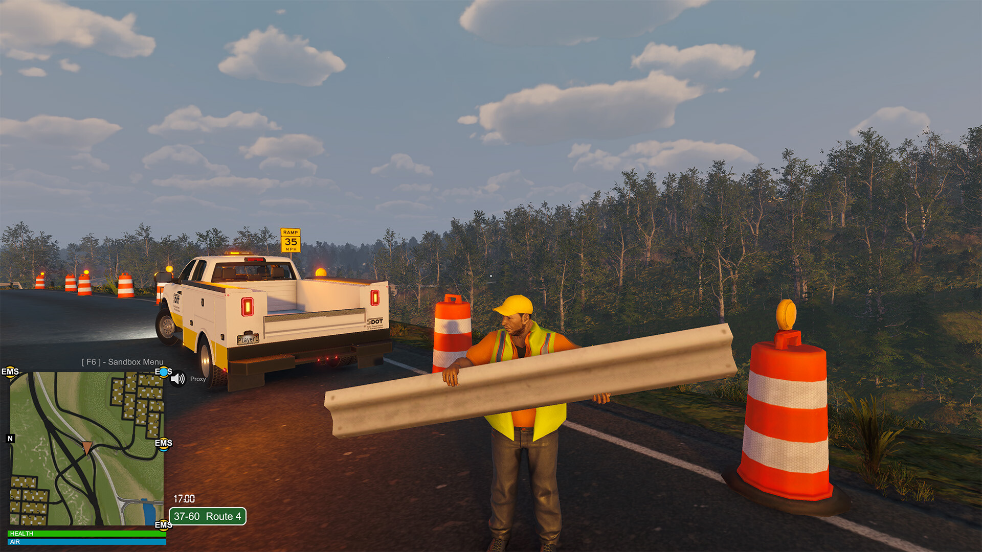 Flashing Lights: Department of Transportation