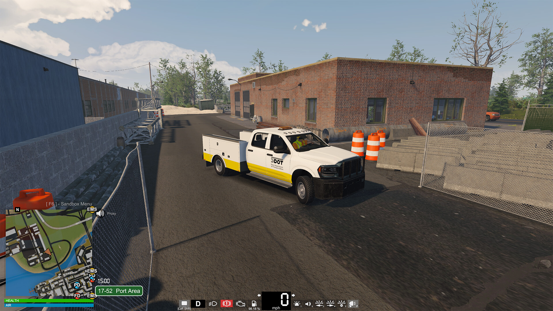 Flashing Lights: Department of Transportation