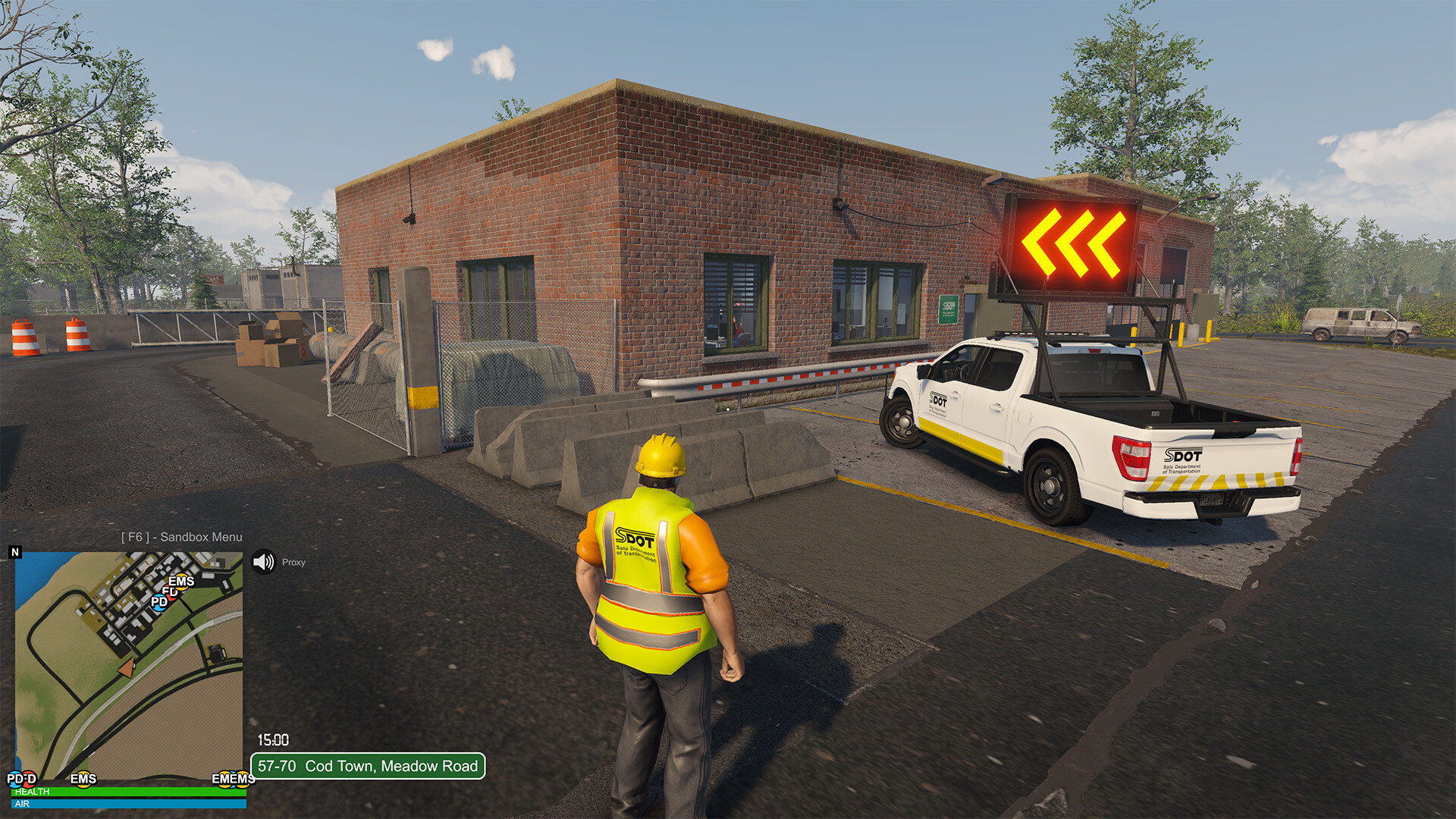 Flashing Lights: Department of Transportation