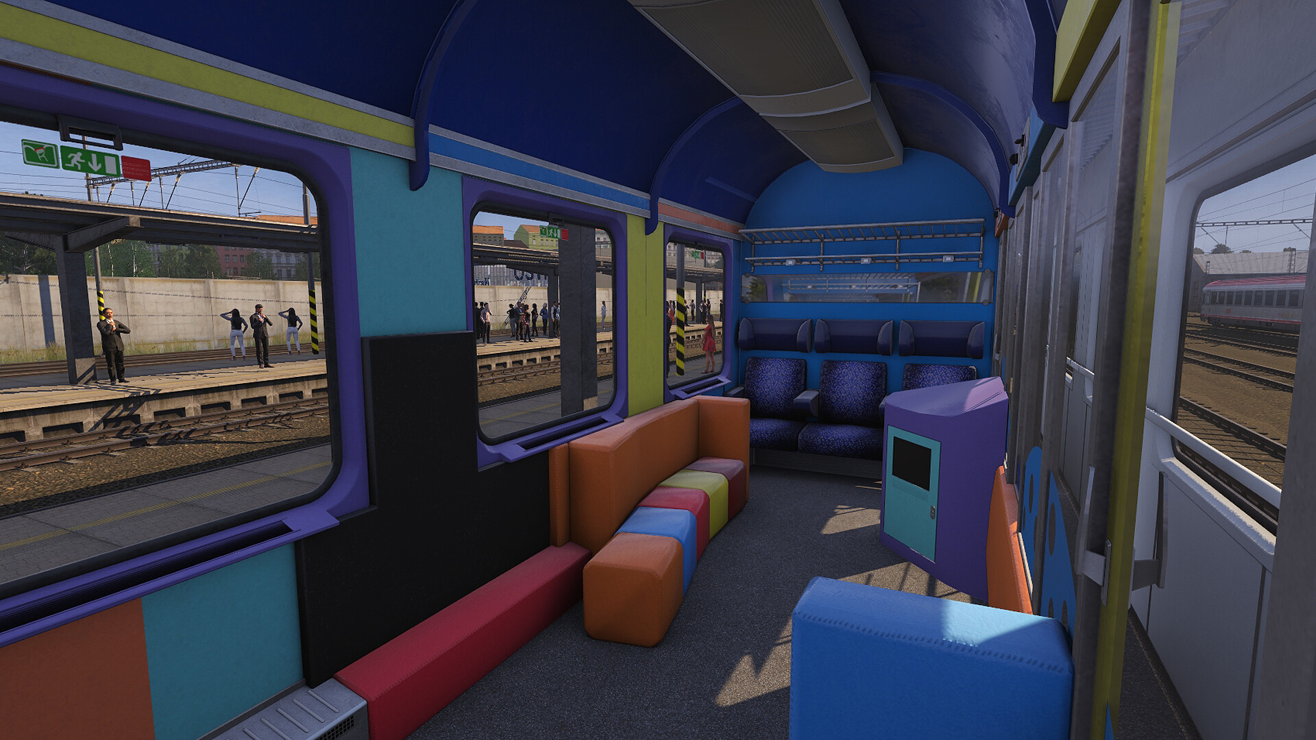 Trainz Plus DLC: OBB Eurofima Second Class Pack