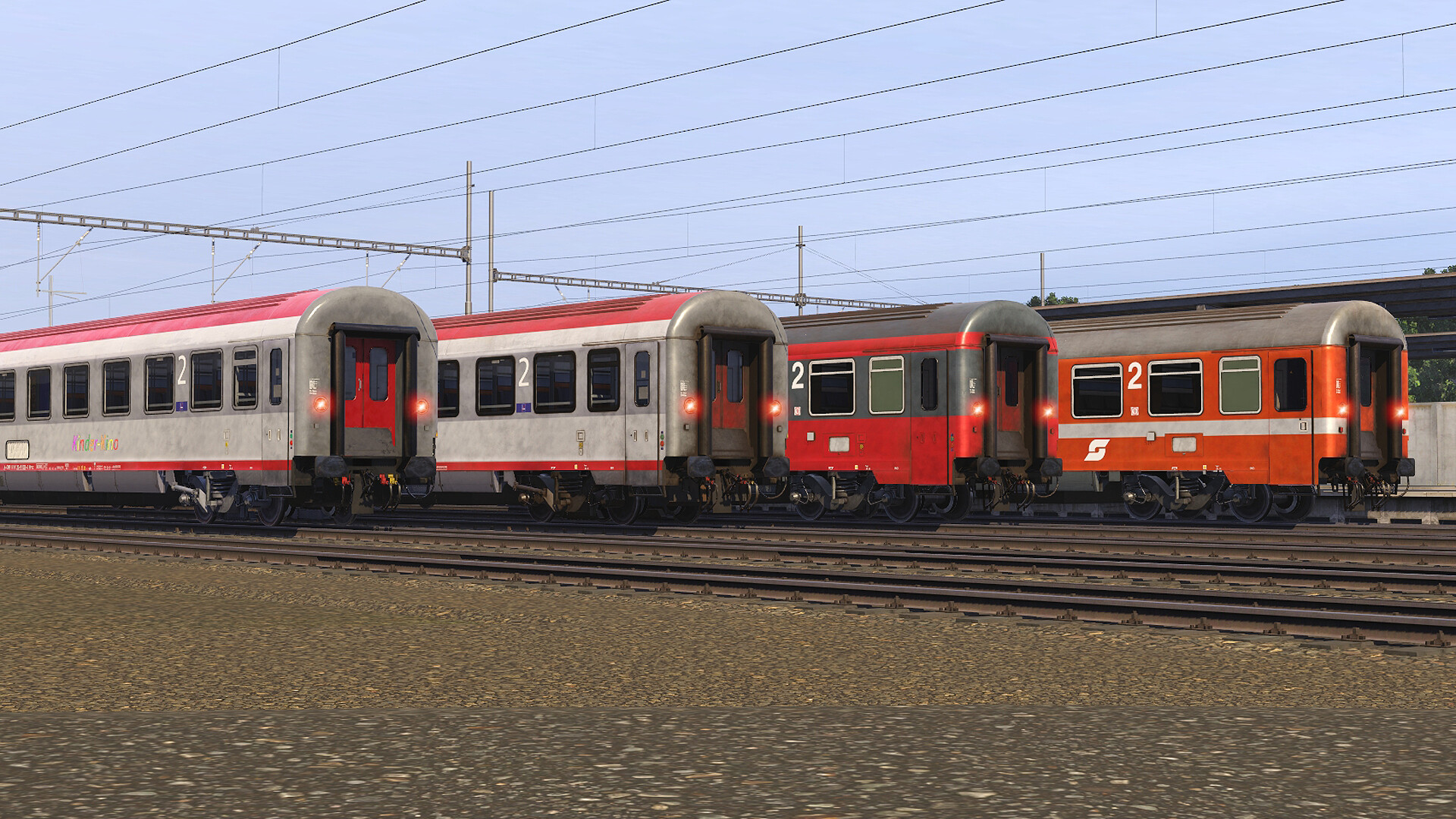 Trainz Plus DLC: OBB Eurofima Second Class Pack