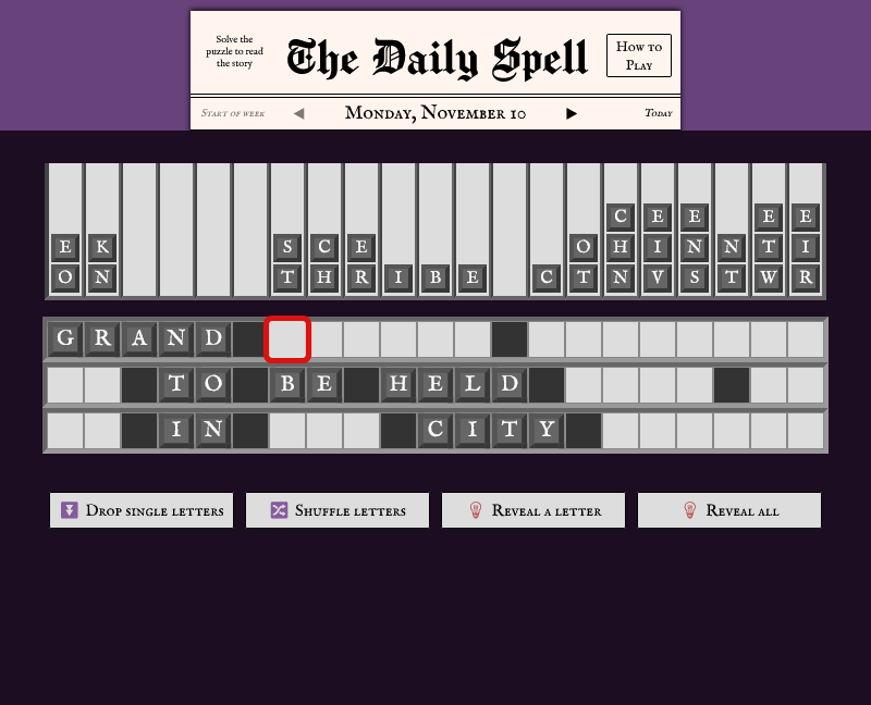 The Daily Spell