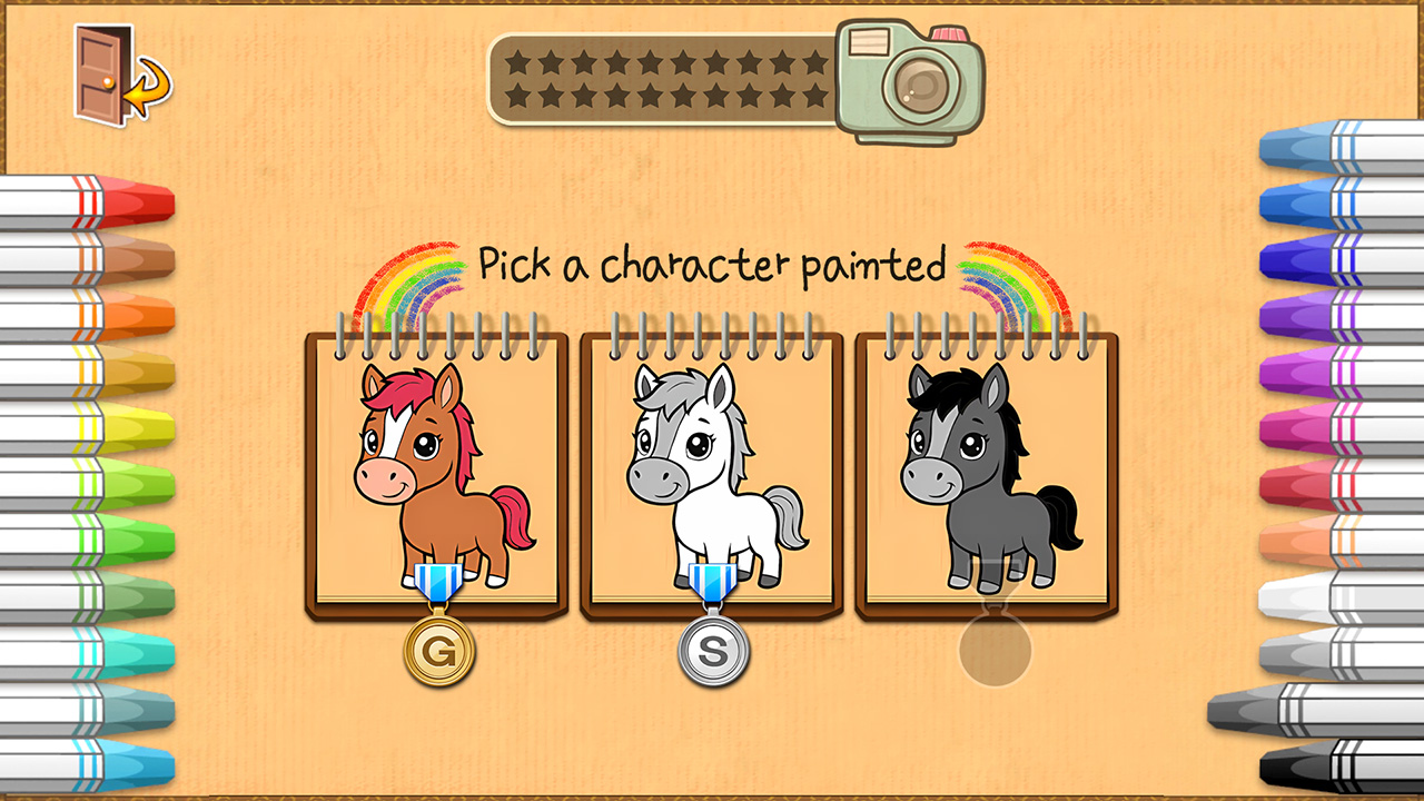 Crayon Farm Animals