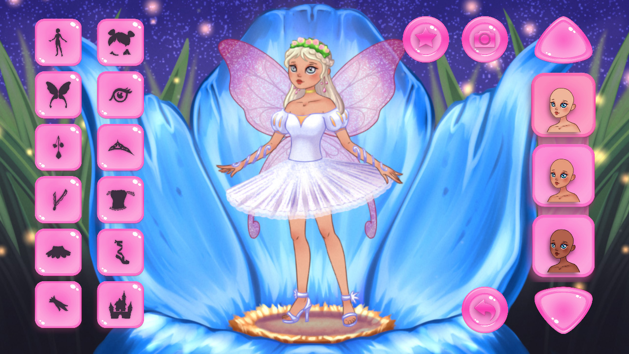 Princess Dress Up Collection Fives Games in One