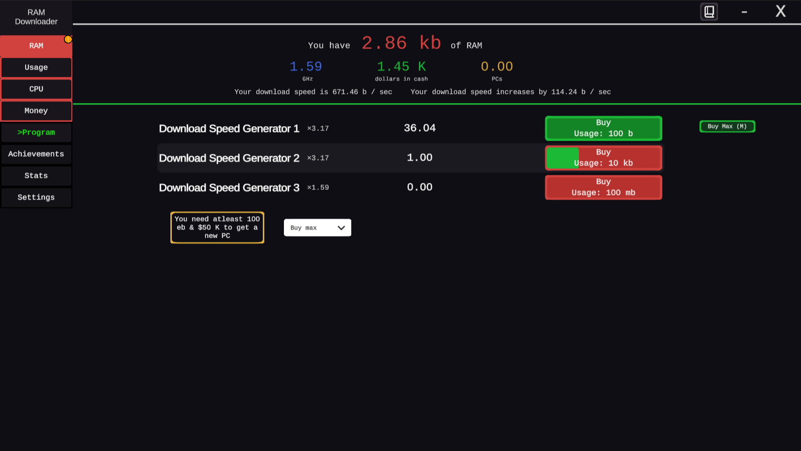 Download RAM Idle