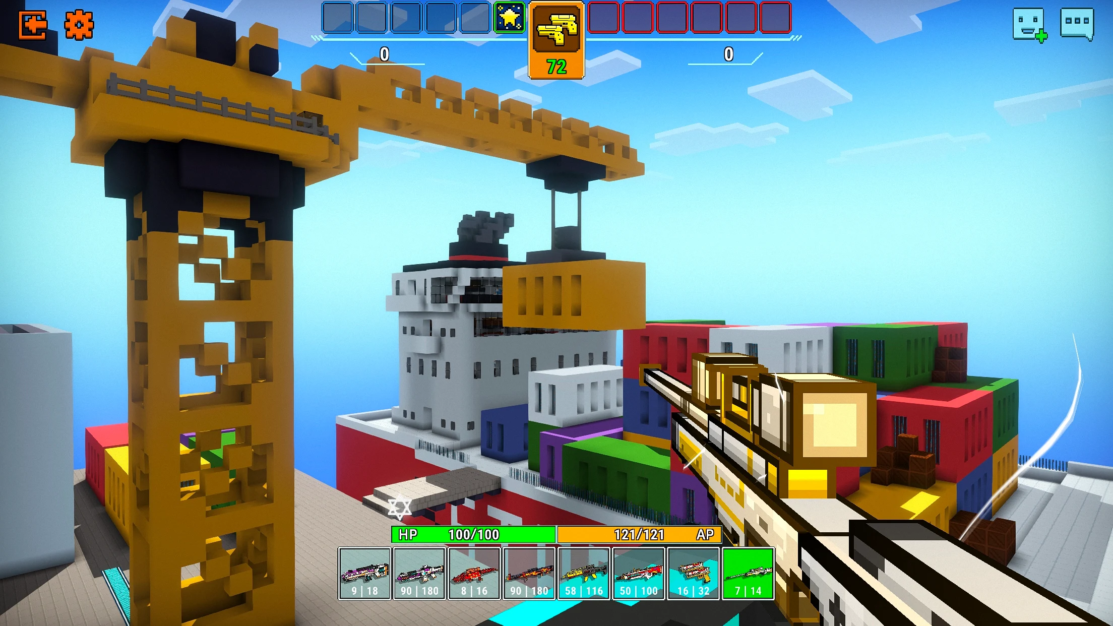 Cops N Robbers: Pixel Craft Gun