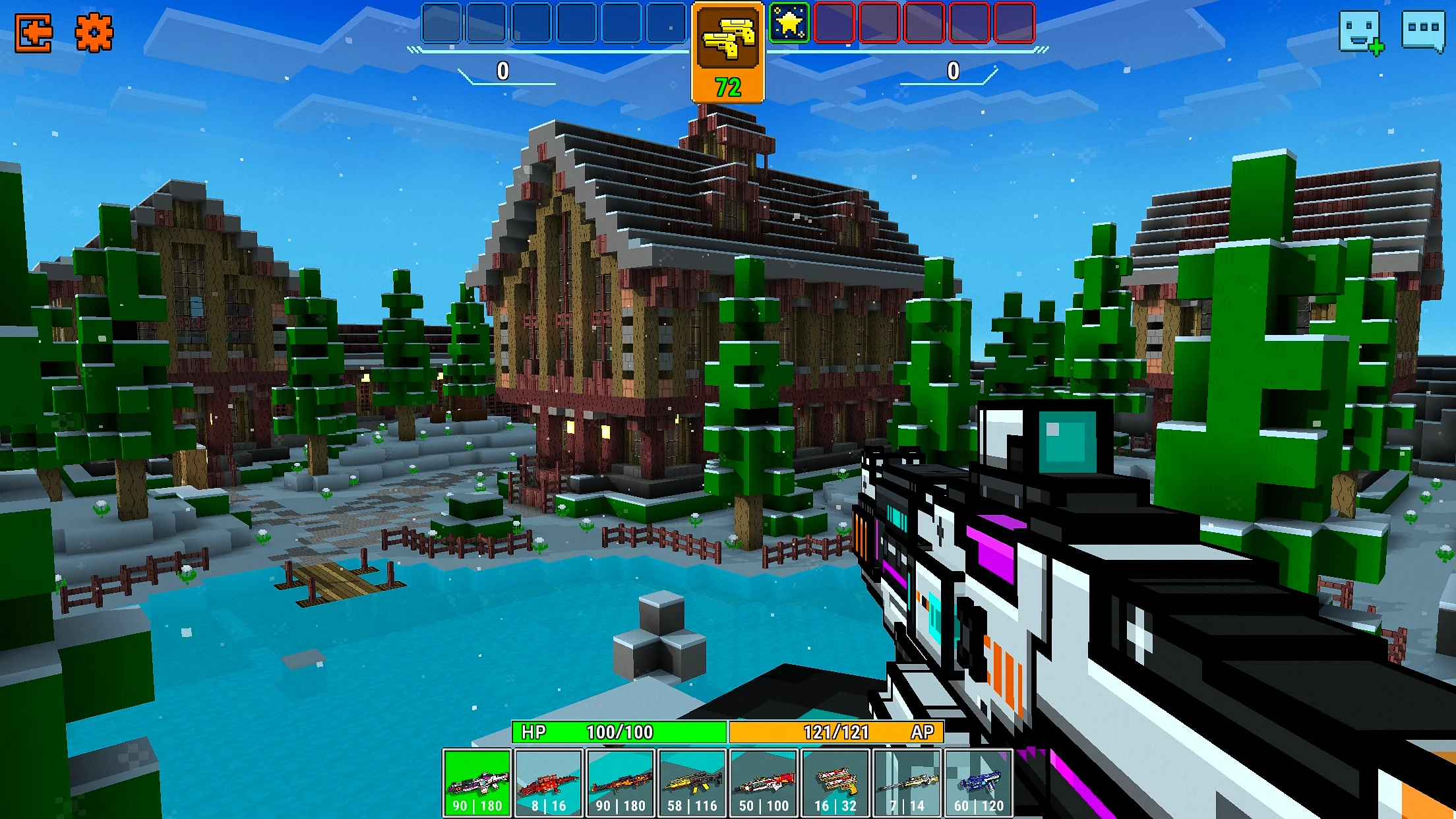 Cops N Robbers: Pixel Craft Gun
