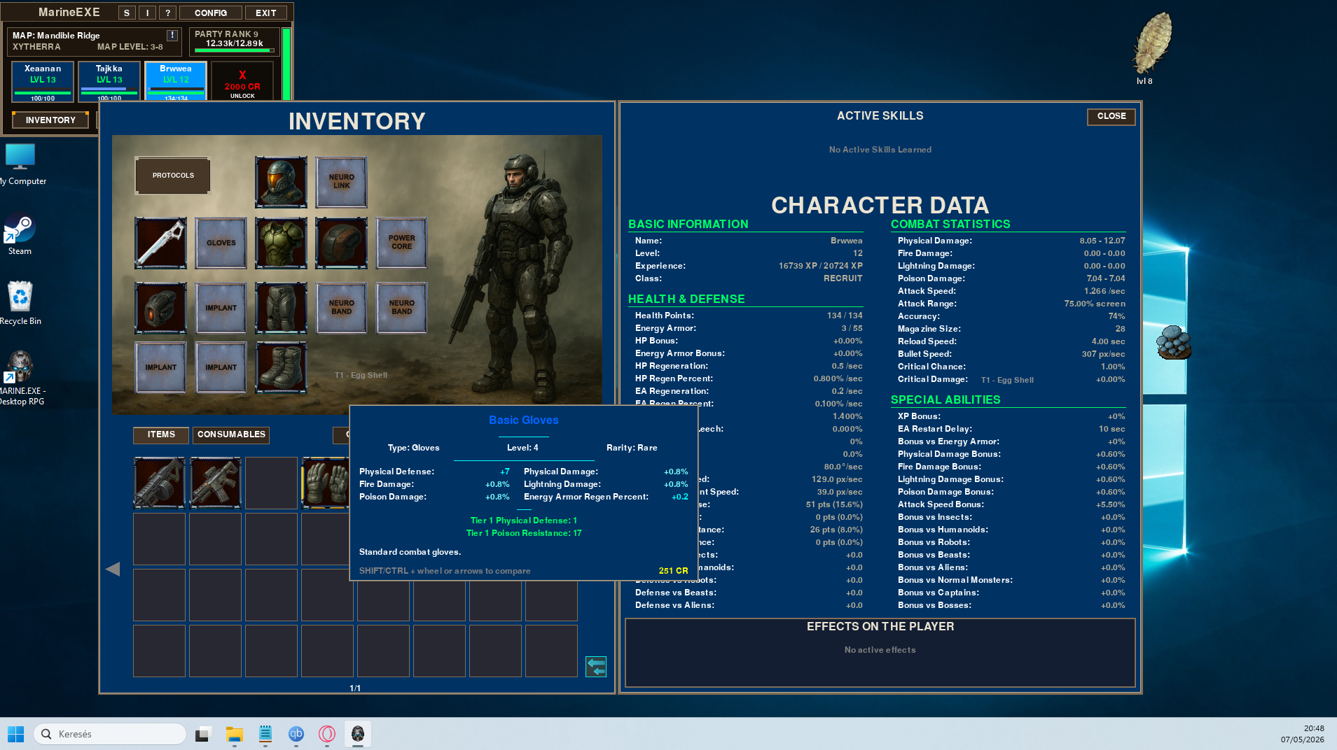 Marine.exe: Desktop RPG