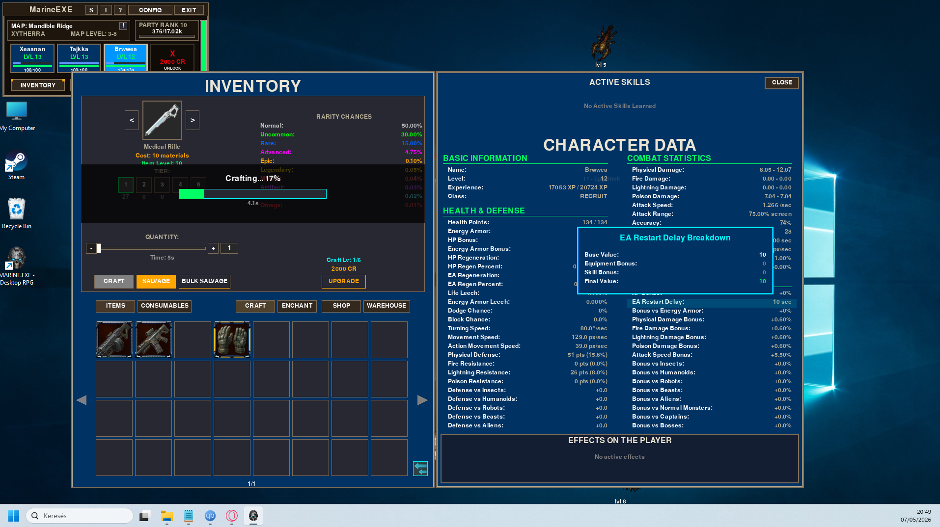 Marine.exe: Desktop RPG