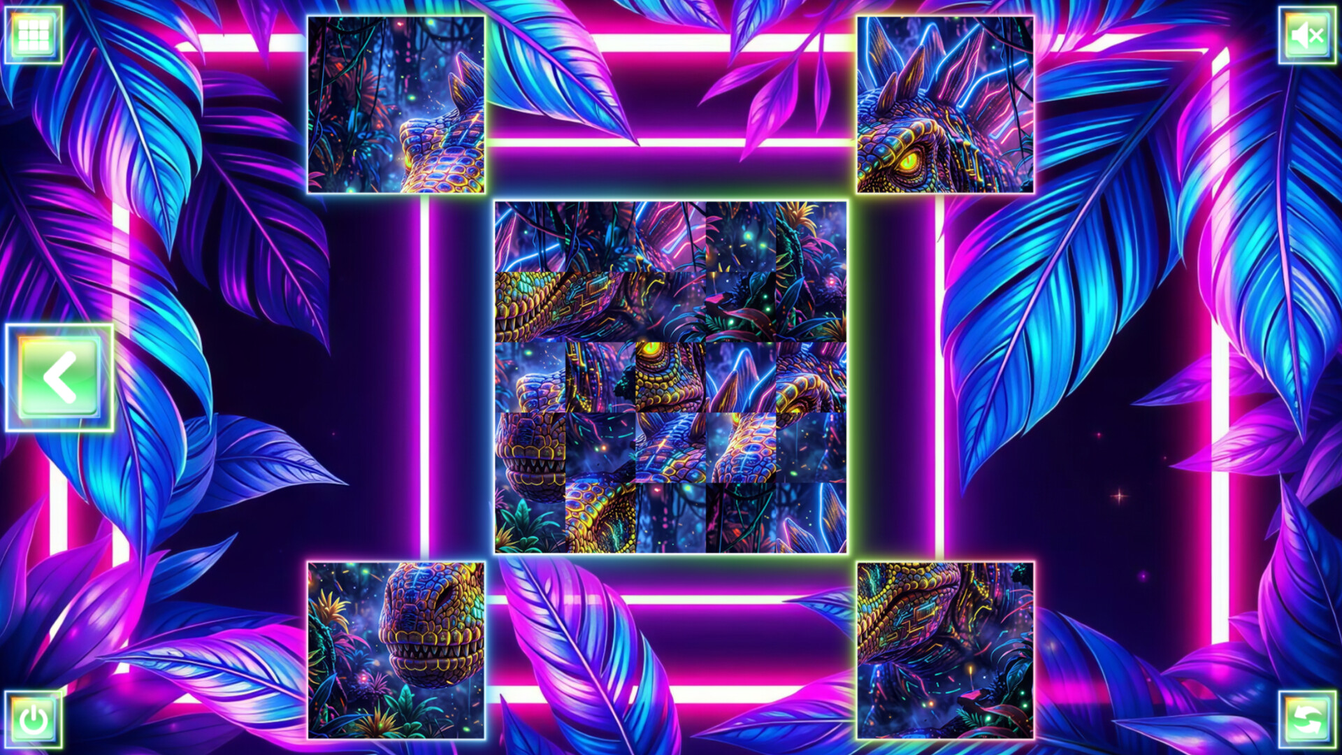 Neon Fantasy: Dinosaurs