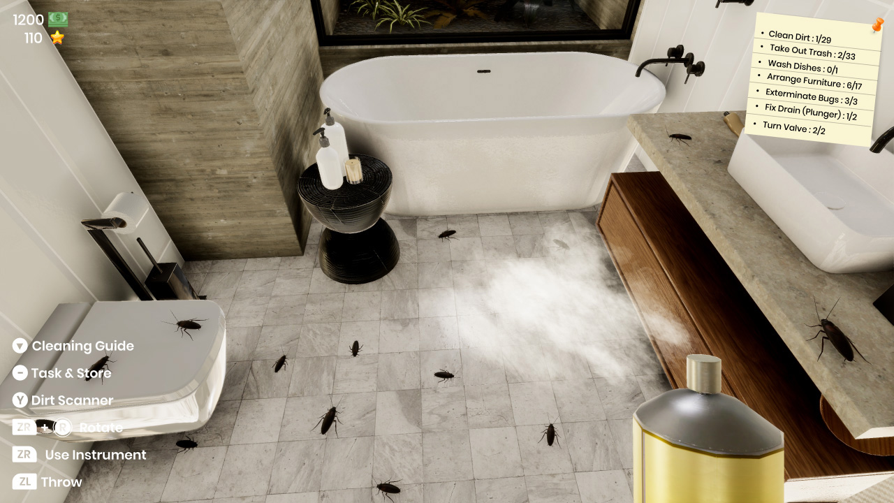 House Cleaning Simulator