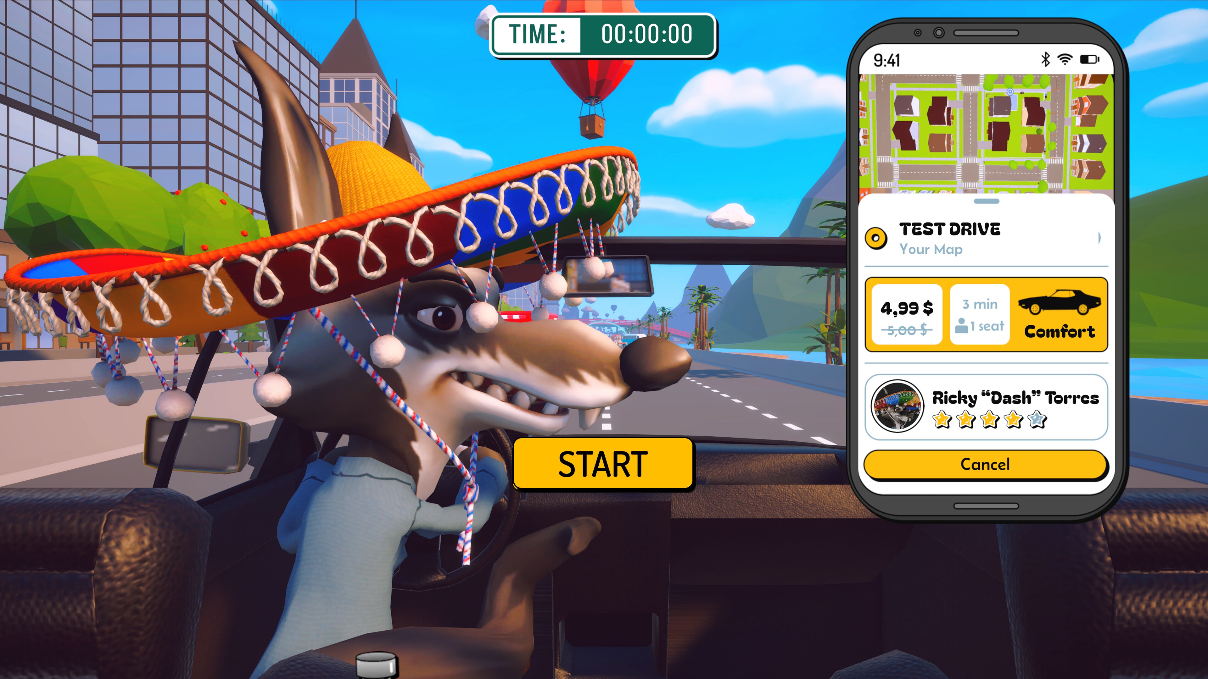 Back Driver Simulator