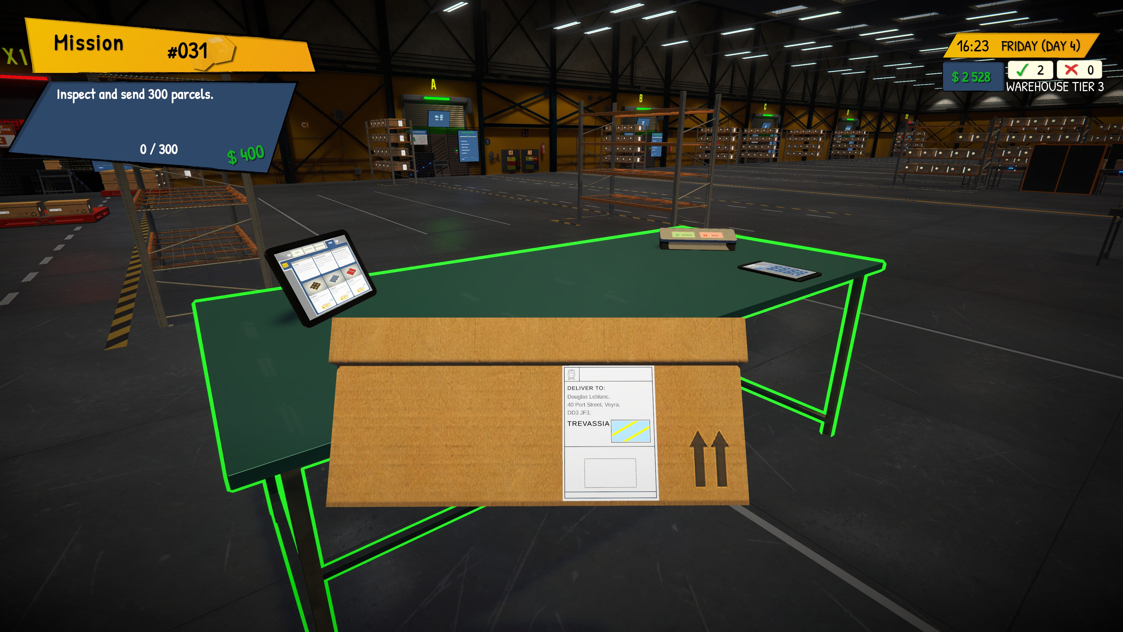 Parcel Inspection Simulator
