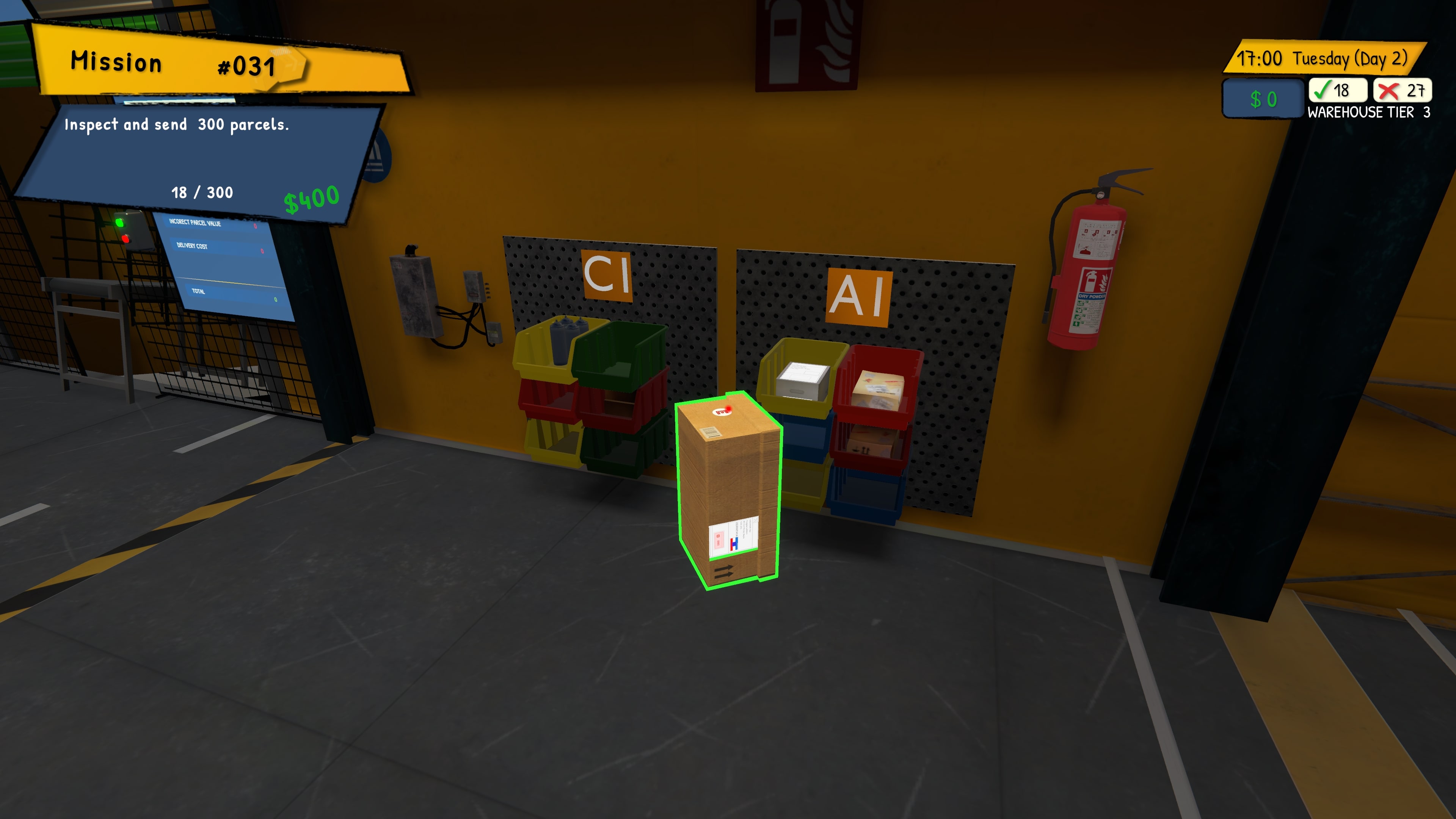 Parcel Inspection Simulator