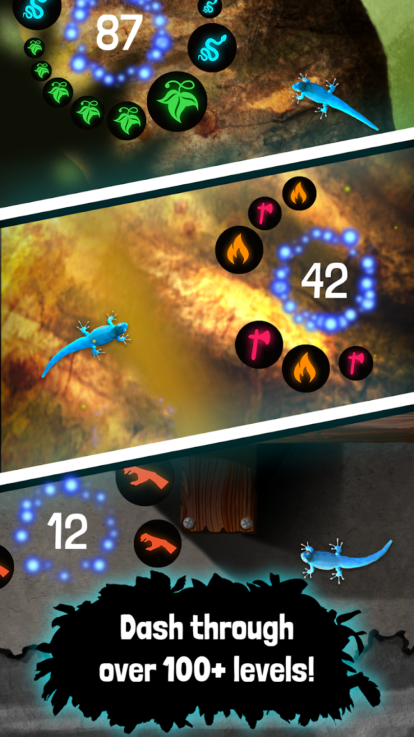 Electric Blue: Gecko dash!