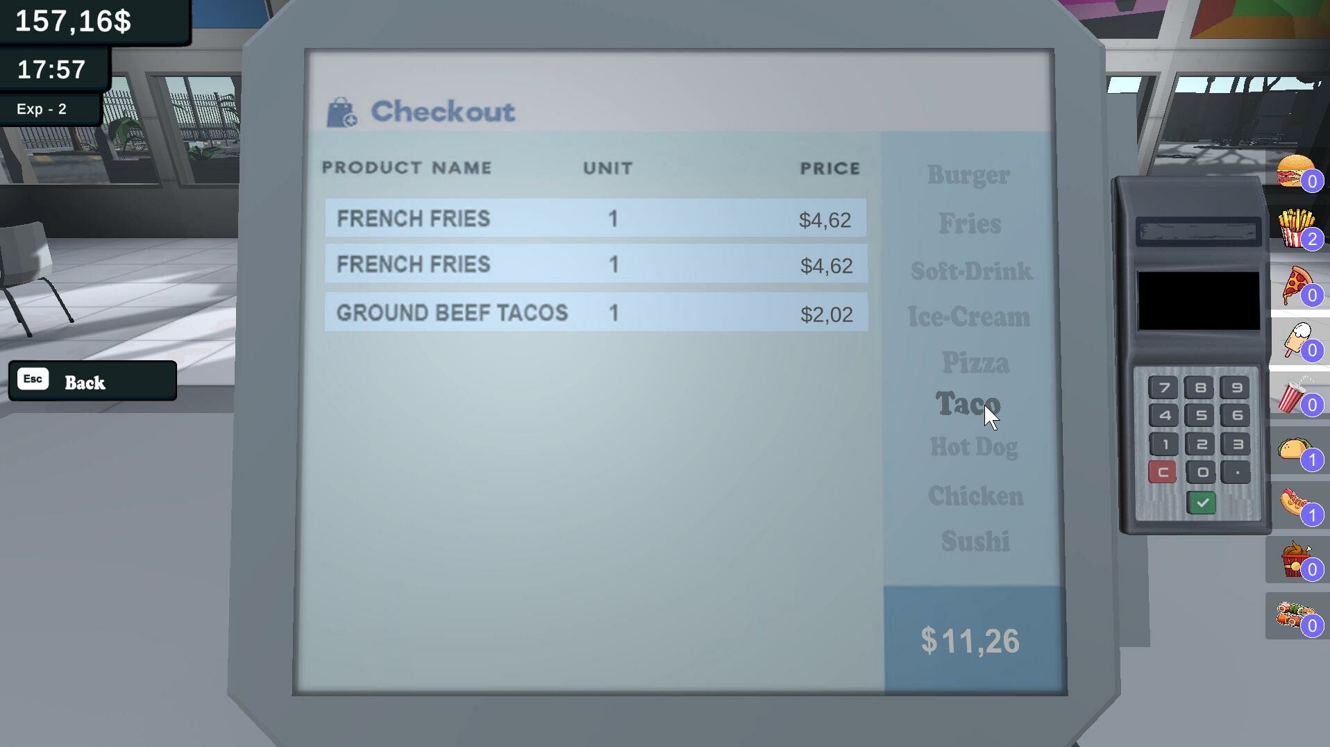 Burger Joint Simulator