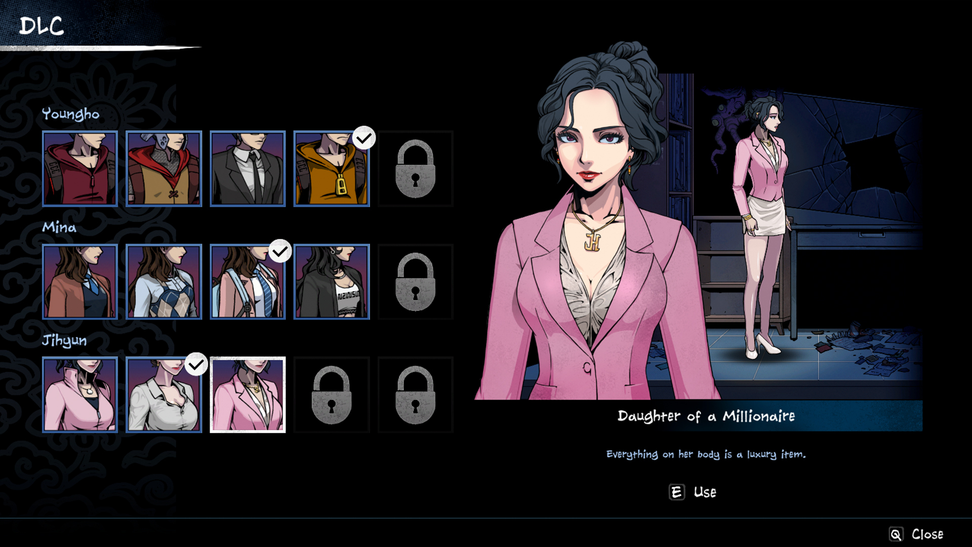 The Coma 3: Bloodlines – Daughter of a Millionaire Skin