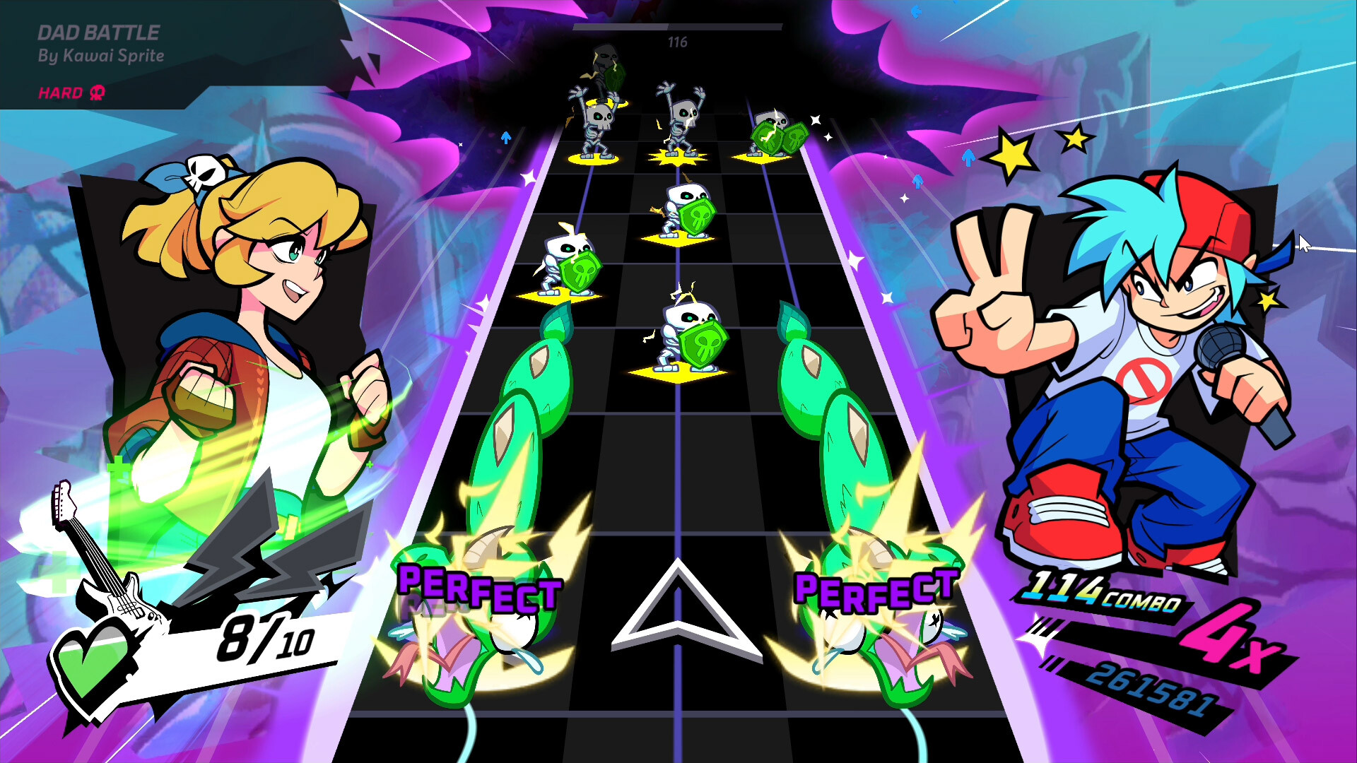Rift of the NecroDancer: Friday Night Funkin’ – “Dad Battle” – Kawai Sprite