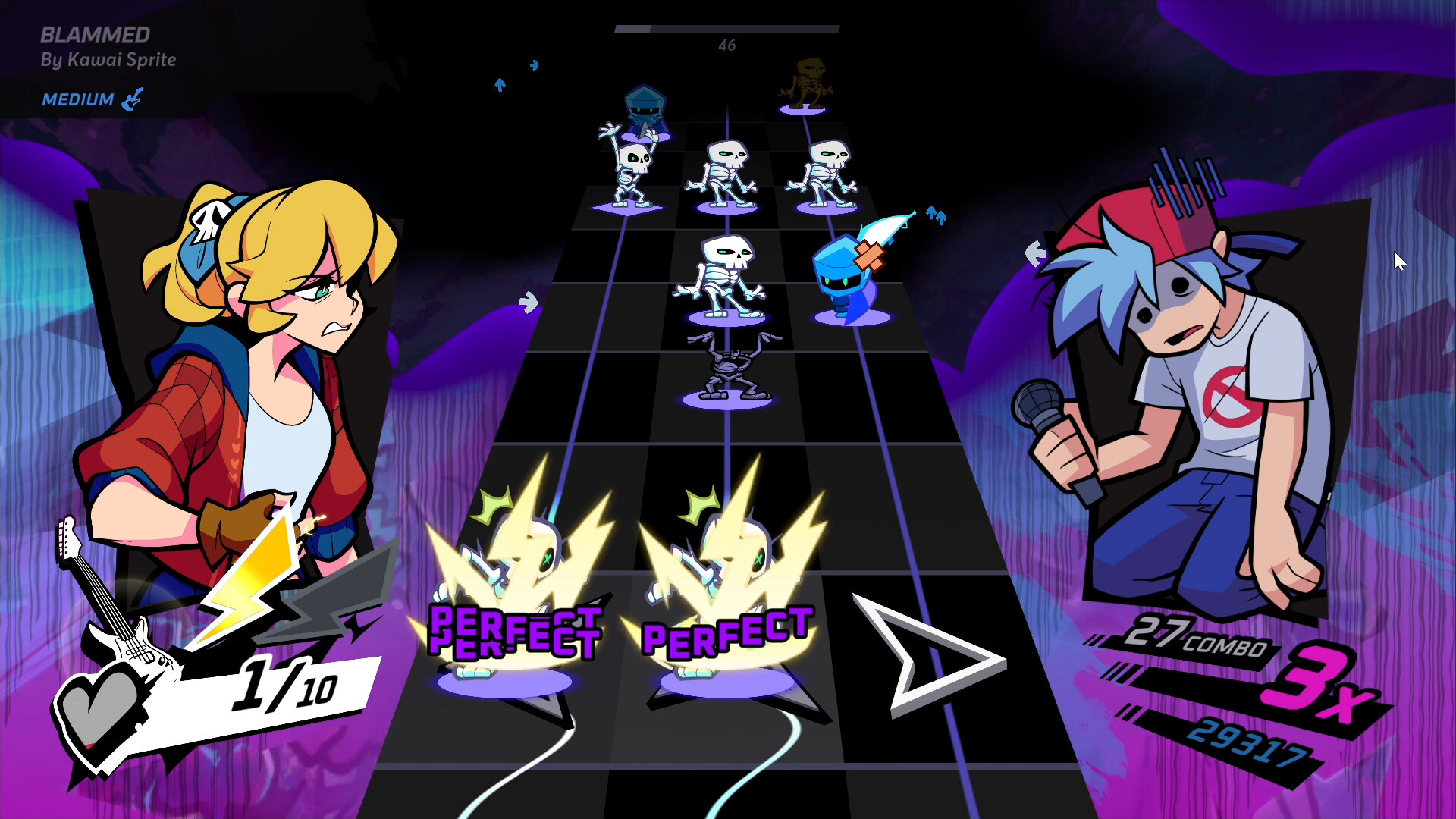Rift of the NecroDancer: Friday Night Funkin’ – “Blammed” – Kawai Sprite