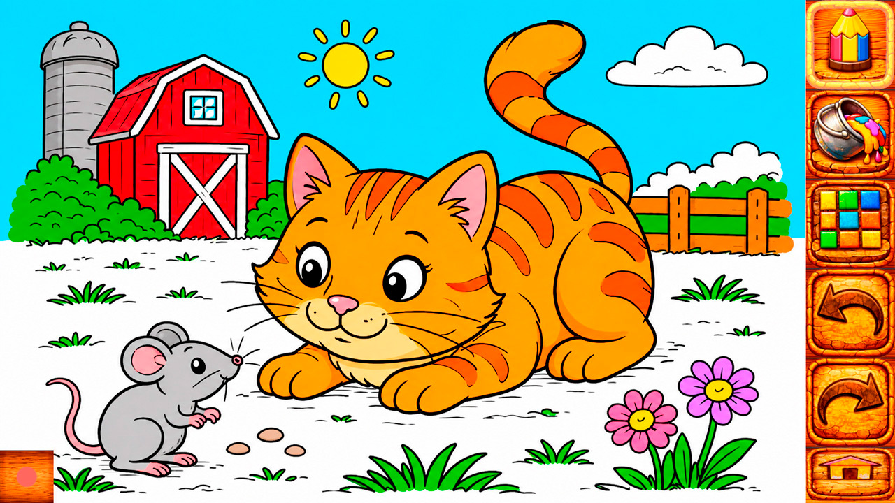 Animal Farm Coloring Book for Kids &amp; Toddlers