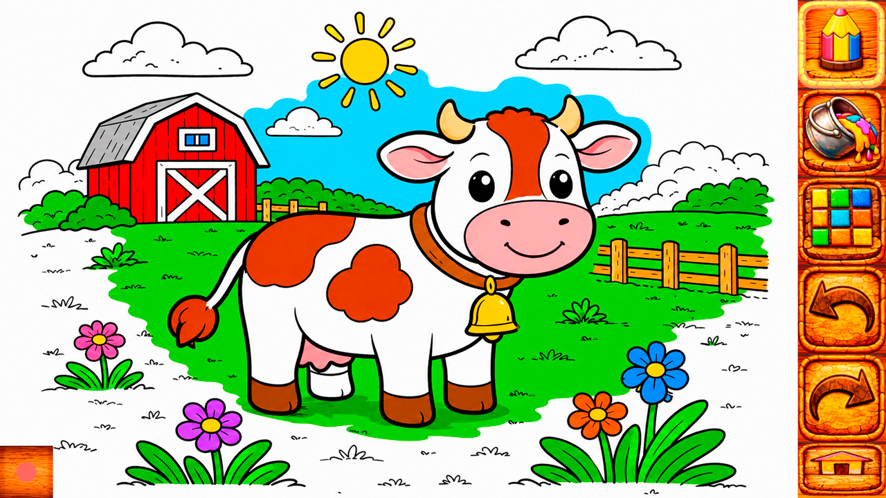 Animal Farm Coloring Book for Kids &amp; Toddlers