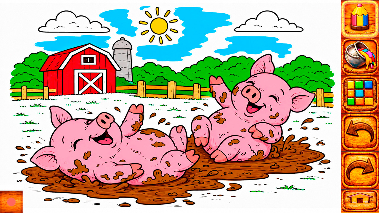 Animal Farm Coloring Book for Kids &amp; Toddlers