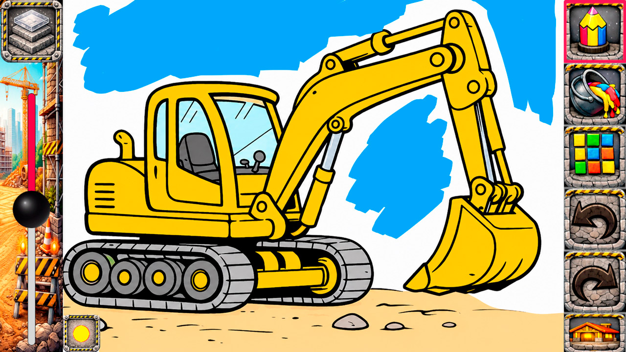 Tiny Builders Coloring Book for Kids