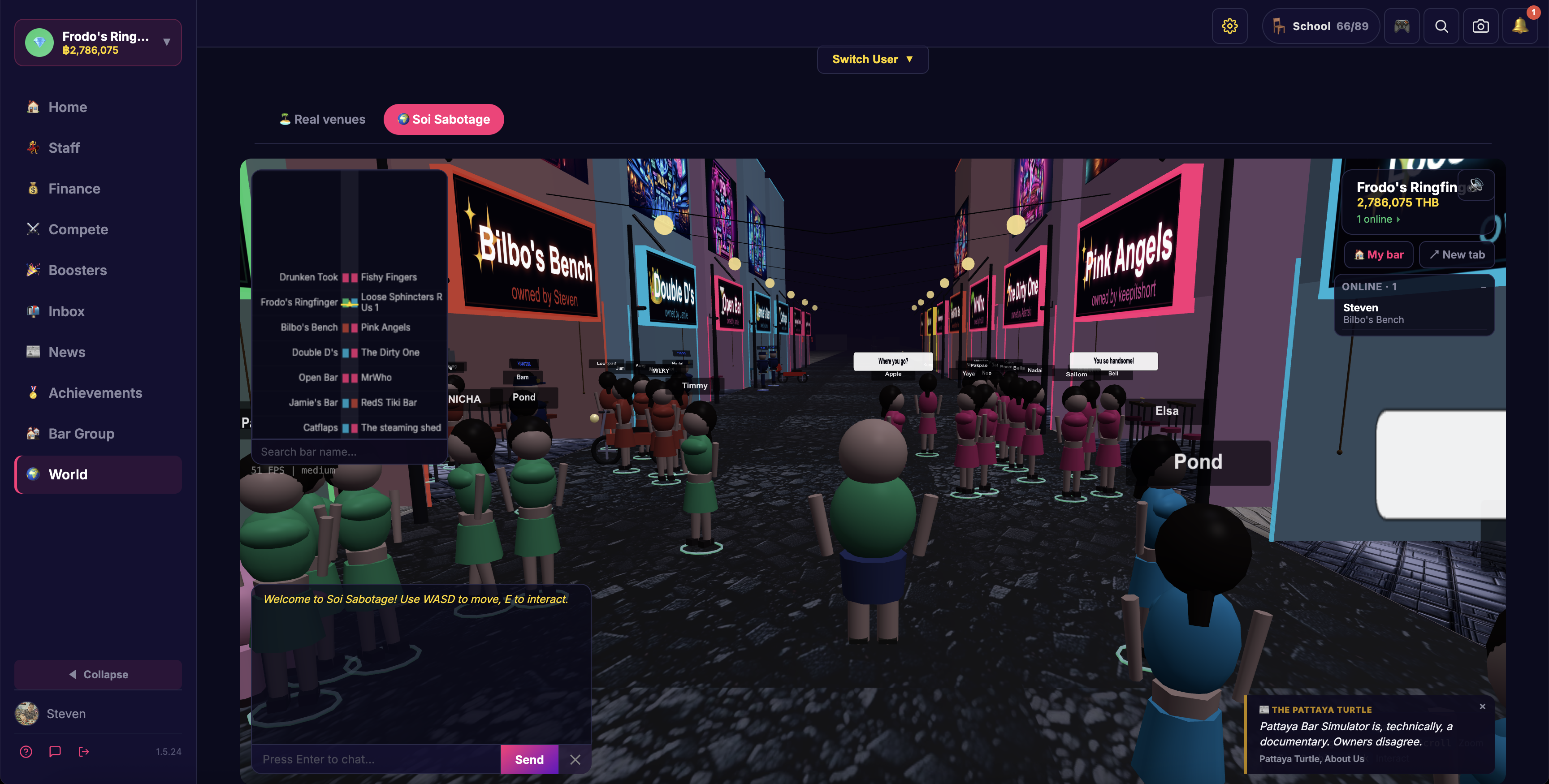 Pattaya Bar Simulator